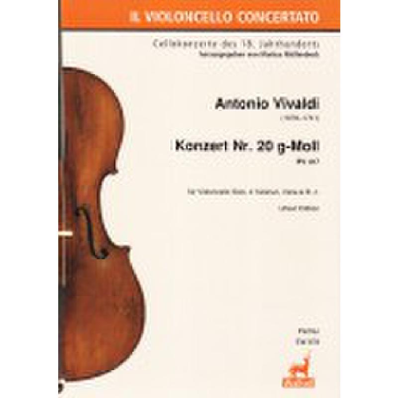 Titelbild für WALHALL 878 - CONCERTO G-MOLL RV 417 F 3/15