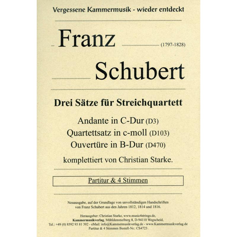 Titelbild für KMV -CS4723 - 3 Sätze