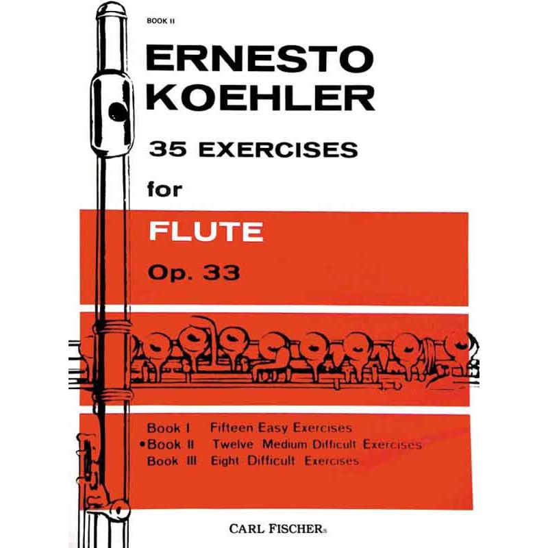 Titelbild für CF -O1557 - 35 exercises for flute op 33/2