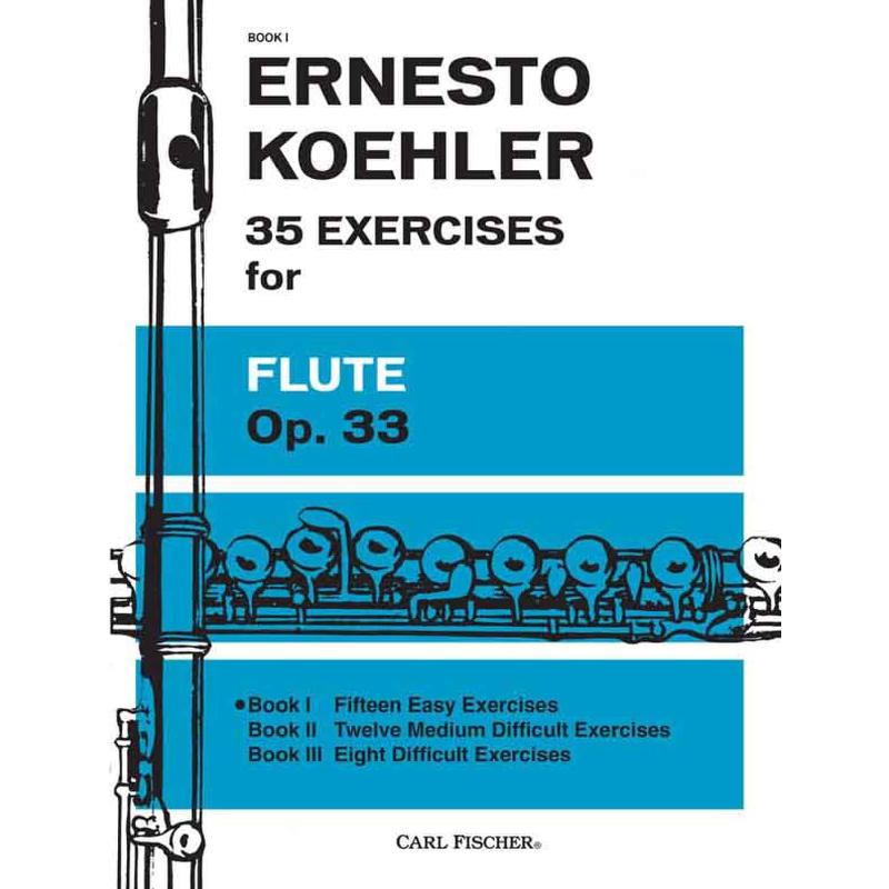 Titelbild für CF -O2195 - 35 exercises for flute op 33/1