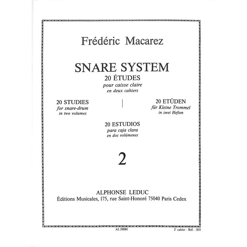 Titelbild für AL 28880 - Snare system 2 | 20 Etudes