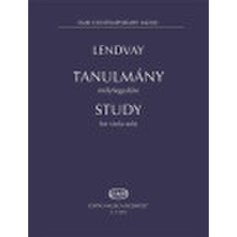 Titelbild für EMB 14953 - TANULMANY