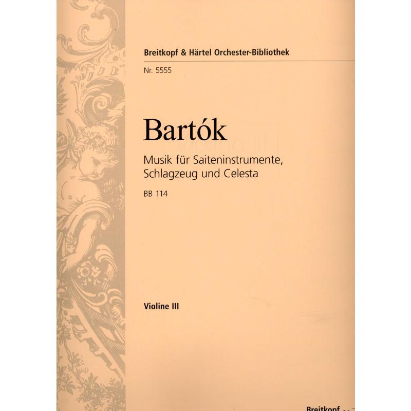 Titelbild für EBOB 5555-17 - MUSIK FUER SAITENINSTRUMENTE SCHLAGZEUG + CELESTA