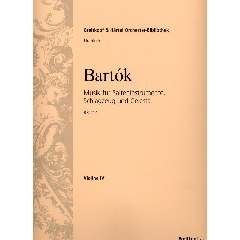 Titelbild für EBOB 5555-18 - MUSIK FUER SAITENINSTRUMENTE SCHLAGZEUG + CELESTA