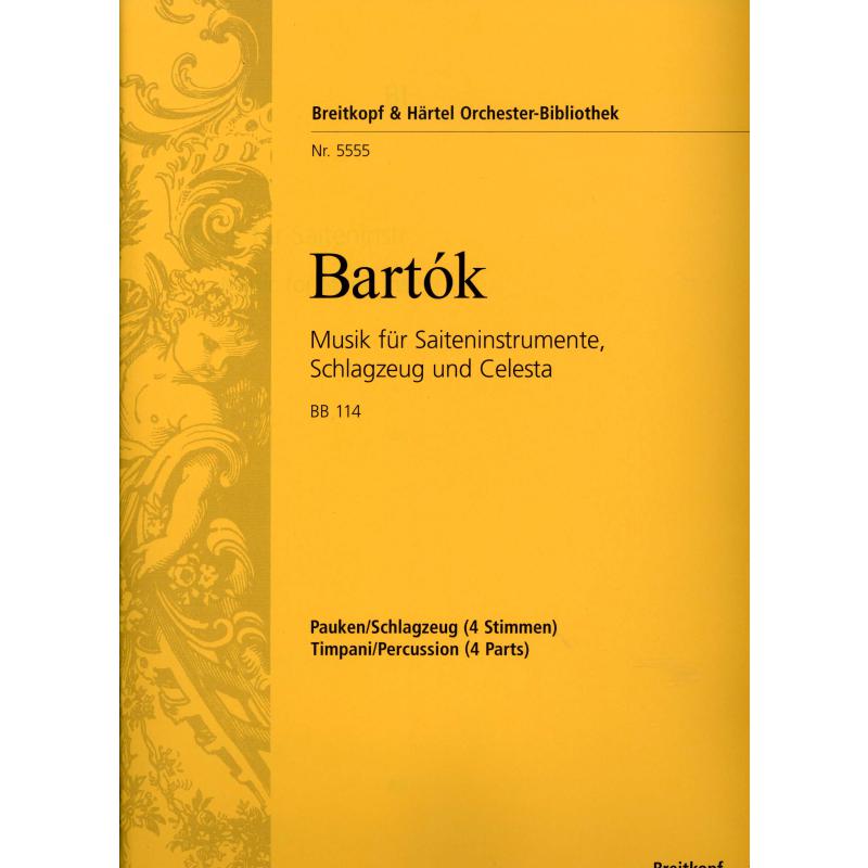 Titelbild für EBOB 5555-30 - MUSIK FUER SAITENINSTRUMENTE SCHLAGZEUG + CELESTA