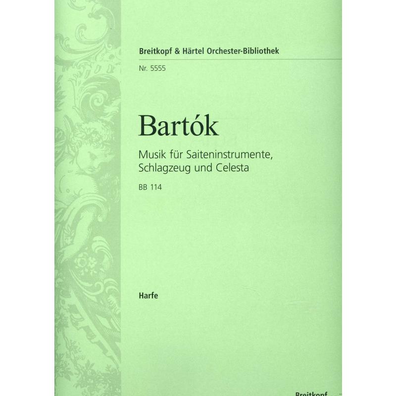Titelbild für EBOB 5555-75 - MUSIK FUER SAITENINSTRUMENTE SCHLAGZEUG + CELESTA