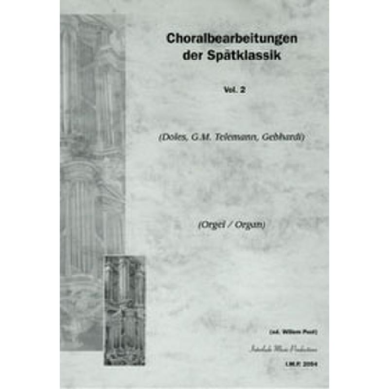 Titelbild für INTERLUDE 2054 - Choralbearbeitungen der Spätklassik 2