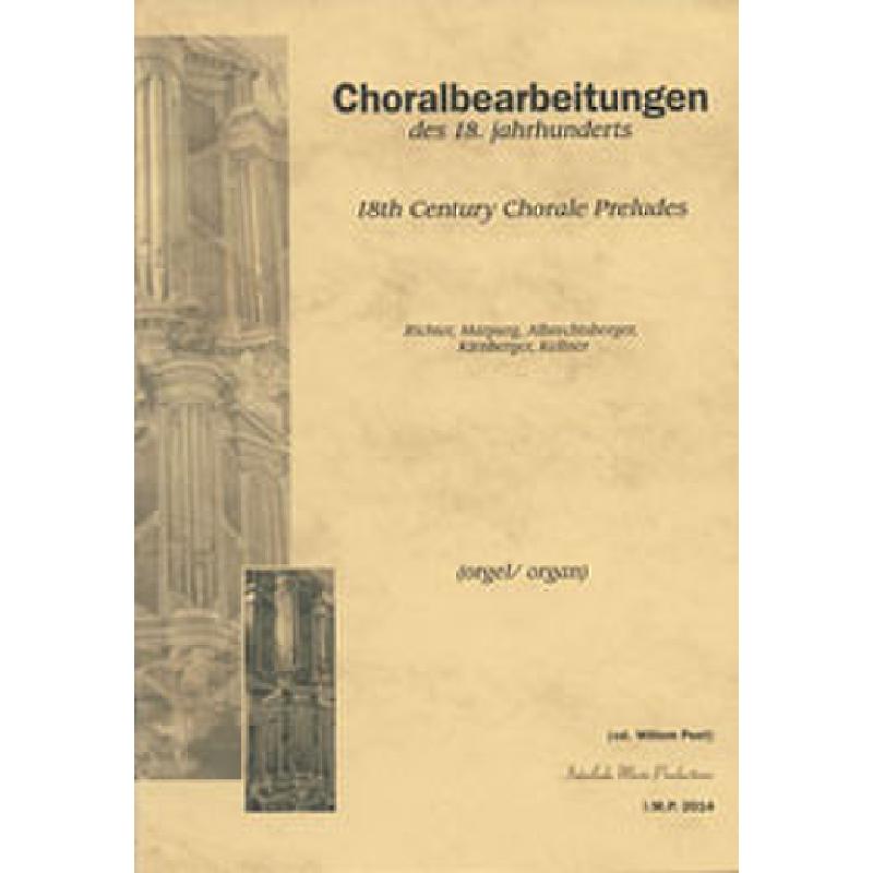 Titelbild für INTERLUDE 2014 - Choralbearbeitungen des 18 Jahrhunderts