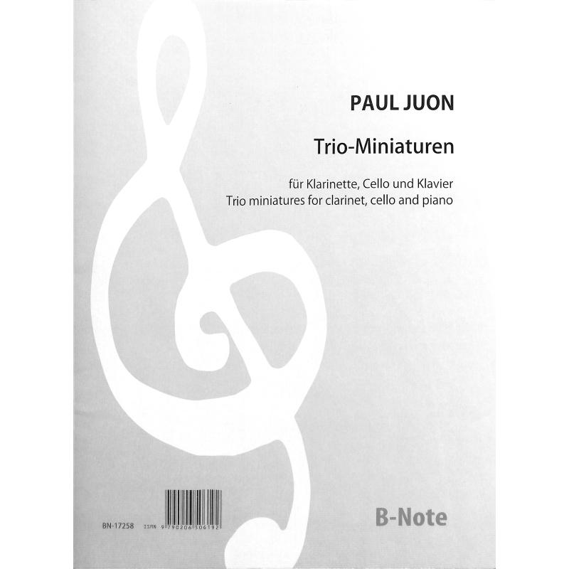 Titelbild für BNOTE -BN17258 - 4 Trio Miniaturen