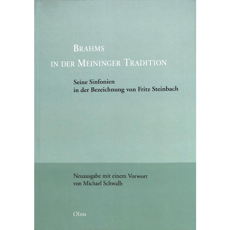 Titelbild für 978-3-487-31183-8 - Brahms in der Meininger Tradition