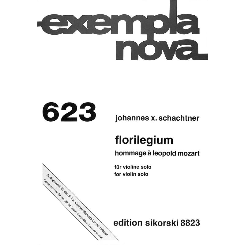 Titelbild für SIK 8823 - Florilegium