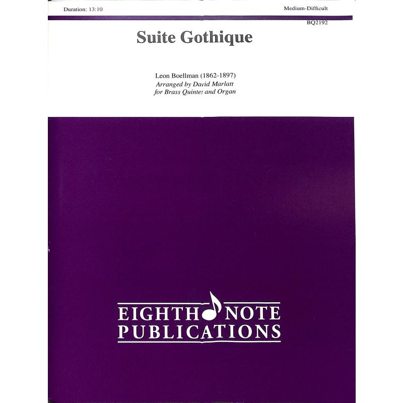 Titelbild für EIGHT -BQ2192 - Suite gothique