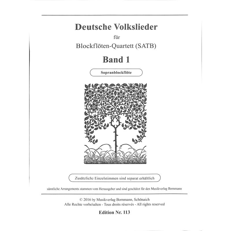 Titelbild für MVB 113-SBFL - Deutsche Volkslieder 1
