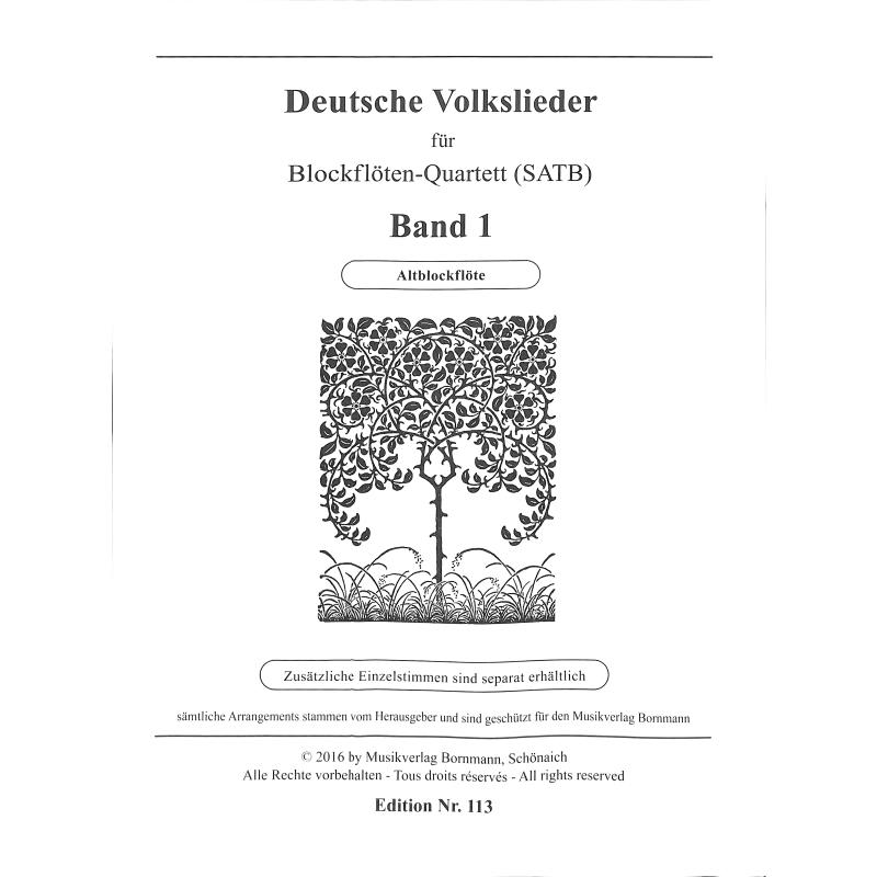 Titelbild für MVB 113-ABFL - Deutsche Volkslieder 1