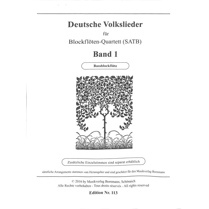 Titelbild für MVB 113-BBFL - Deutsche Volkslieder 1