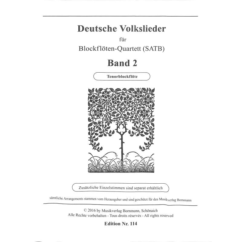 Titelbild für MVB 114-TBFL - Deutsche Volkslieder 2