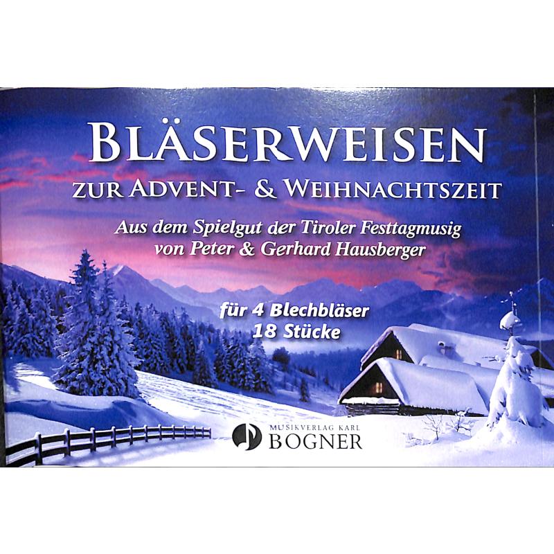 Titelbild für BOGNER -KB131 - Blaeserweisen zur Advent + Weihnachtszeit