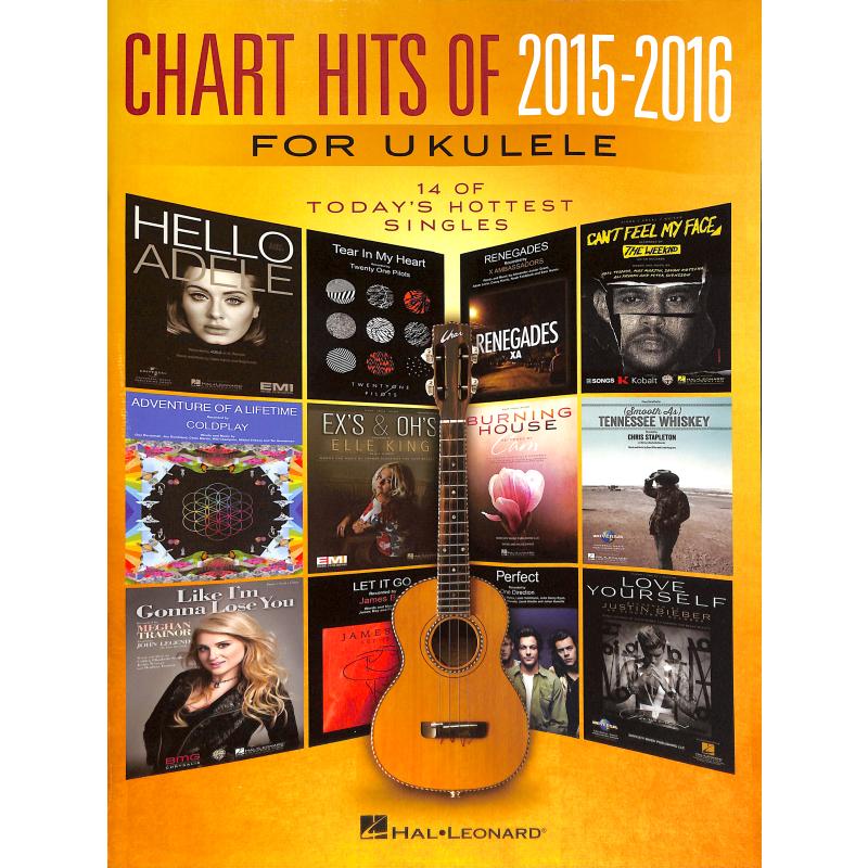 Notenbild für HL 156246 - CHART HITS OF 2015 - 2016