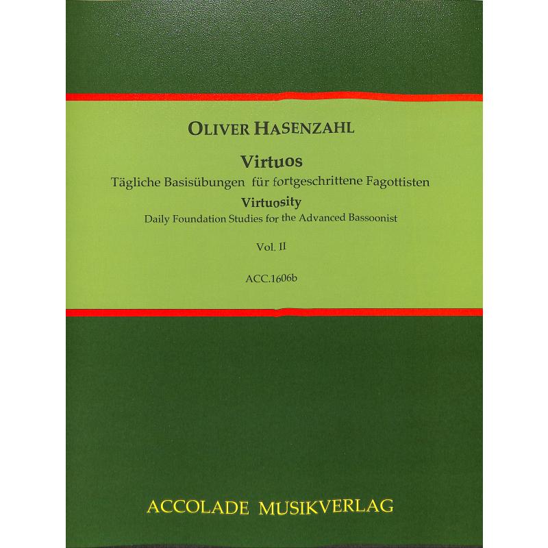Titelbild für ACCOLADE 1606B - Virtuos 2 | Tägliche Basisübungen für fortgeschrittene Fagottisten