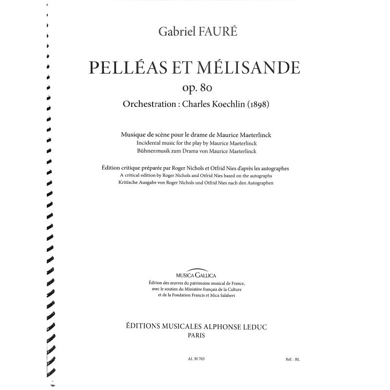 Titelbild für AL 30703 - PELLEAS + MELISANDE OP 80