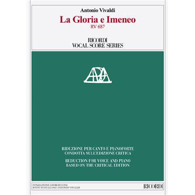 Titelbild für CP 141380 - LA GLORIA E IMENEO RV 687