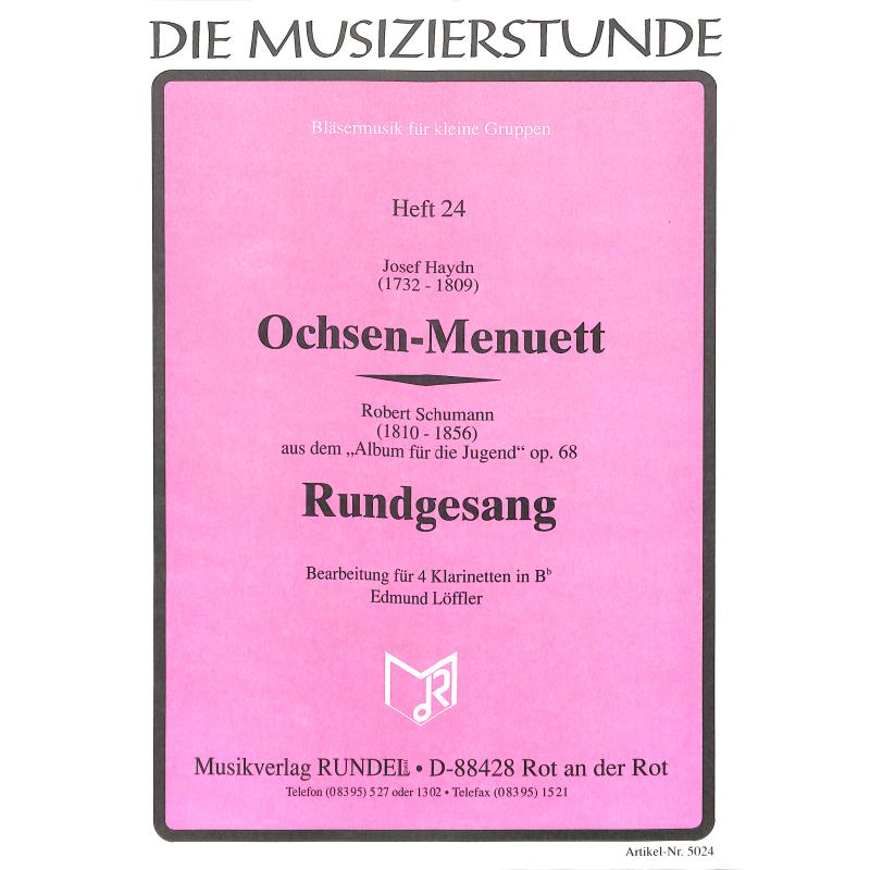 Titelbild für RUNDEL 5024 - Ochsen Menuett | Rundgesang