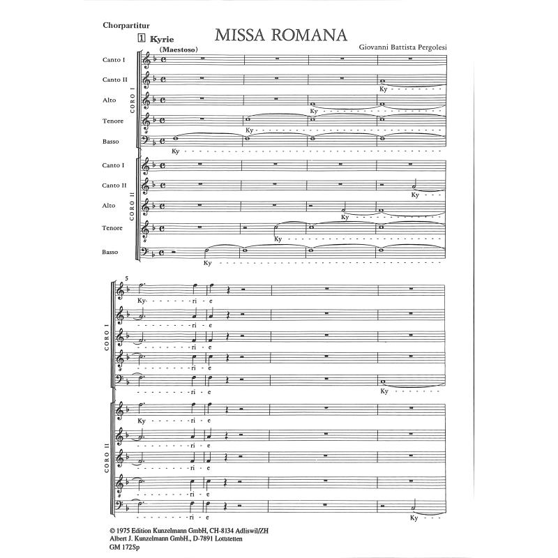 Titelbild für GM 172-SP - Missa romana