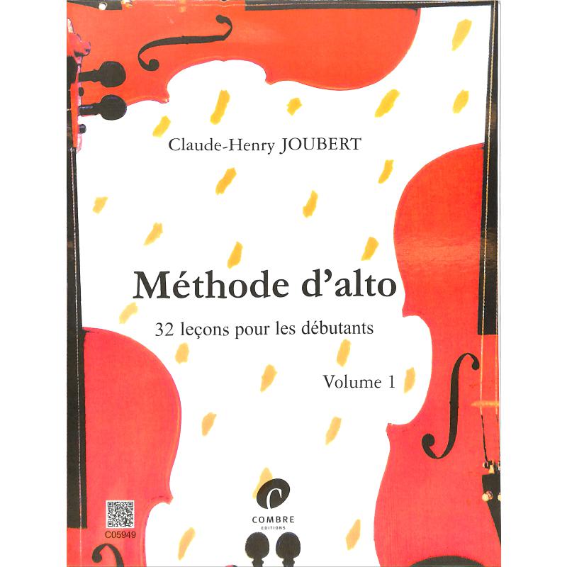 Titelbild für COMBRE 5949 - METHODE D'ALTO 1