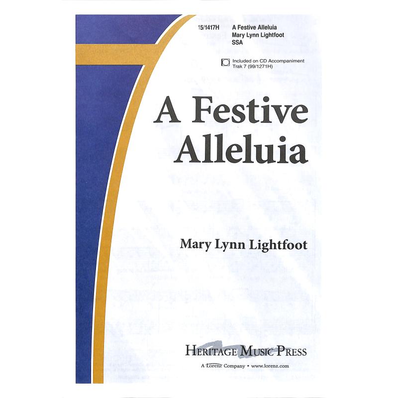 Titelbild für LORENZ 15-1417H - A festive Alleluia