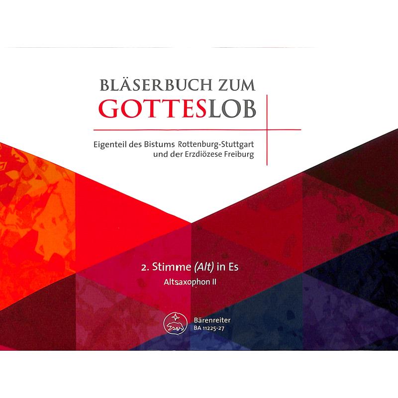 Titelbild für BA 11225-27 - Bläserbuch zum Gotteslob - Freiburg Rottenburg Stuttgart