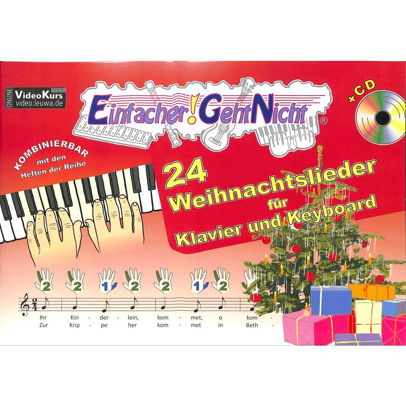 Titelbild für 978-2-940533-29-6 - Einfacher geht nicht | 24 Weihnachtslieder