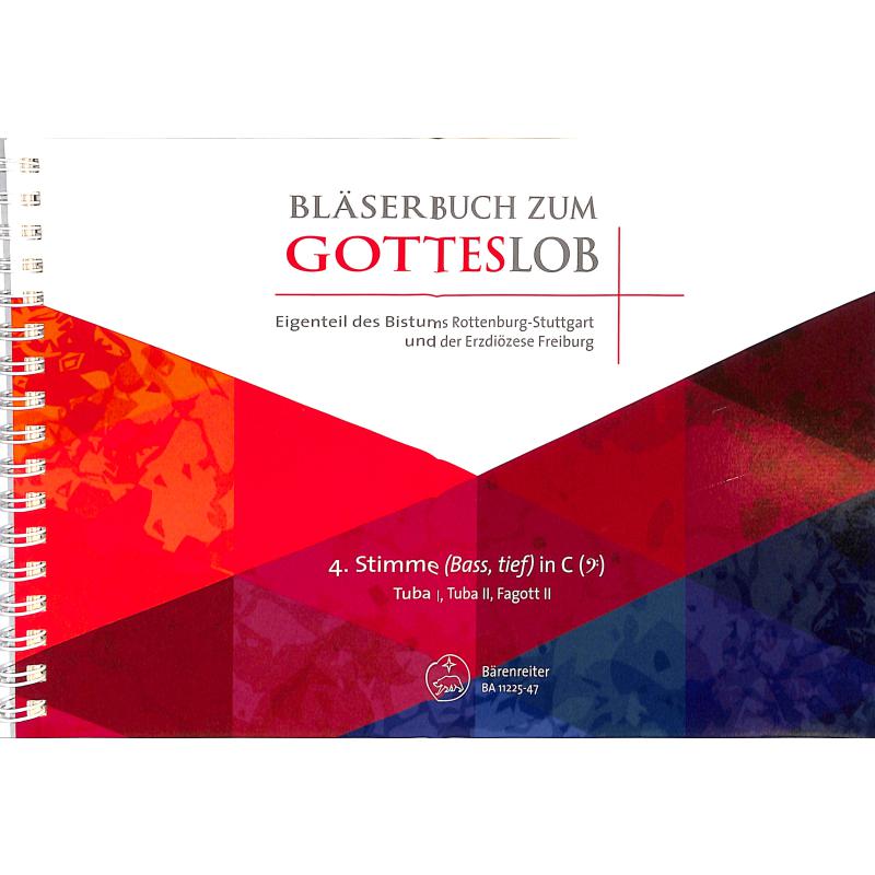 Titelbild für BA 11225-47 - Bläserbuch zum Gotteslob - Freiburg Rottenburg Stuttgart