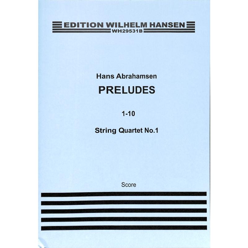 Titelbild für WH 29531B - 10 Preludes - Quartett 1