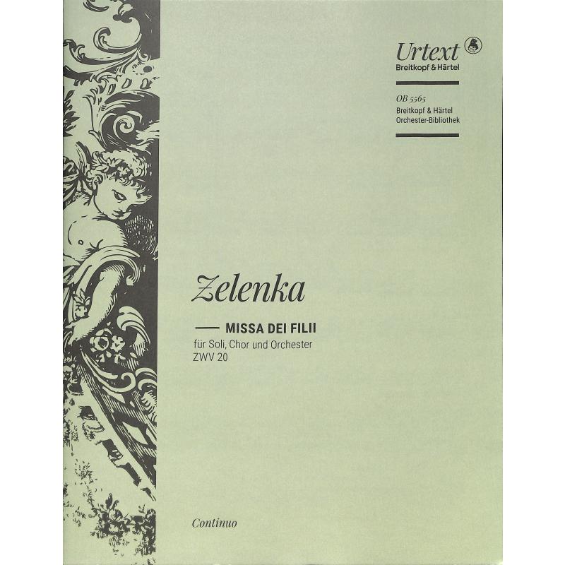 Titelbild für EBOB 5565-12 - Missa dei filii C-Dur (G-Dur) ZWV 20