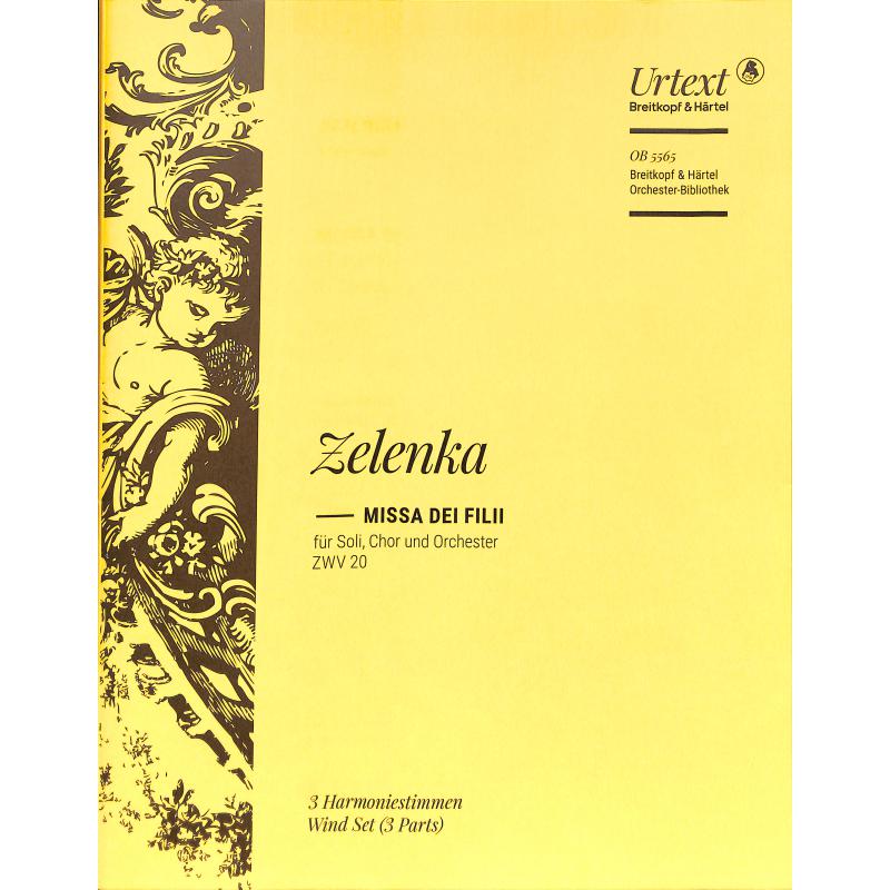 Titelbild für EBOB 5565-30 - Missa dei filii C-Dur (G-Dur) ZWV 20