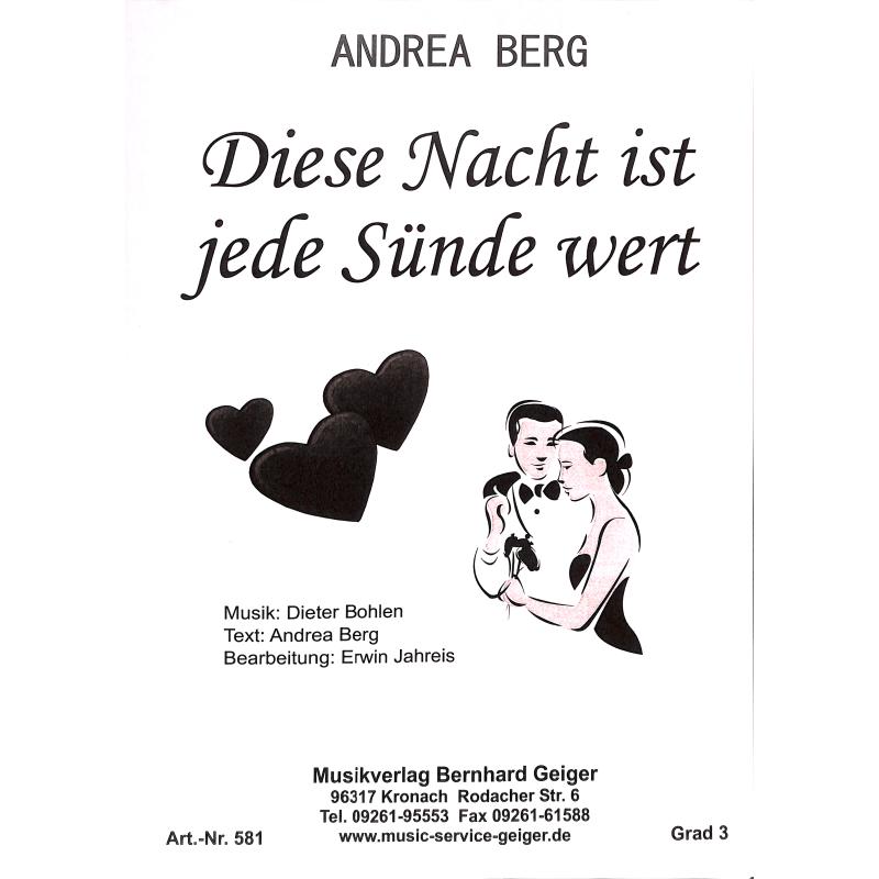 Titelbild für GEIGER -N581 - Diese Nacht ist jede Suende wert