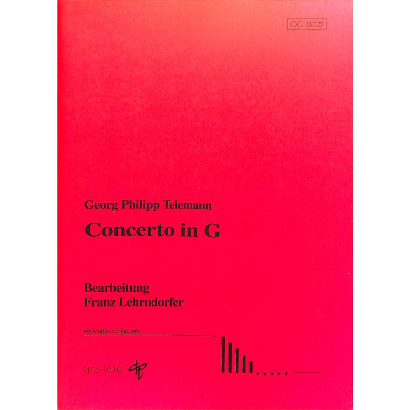 Titelbild für OPUS -OG11022 - Konzert G-Dur