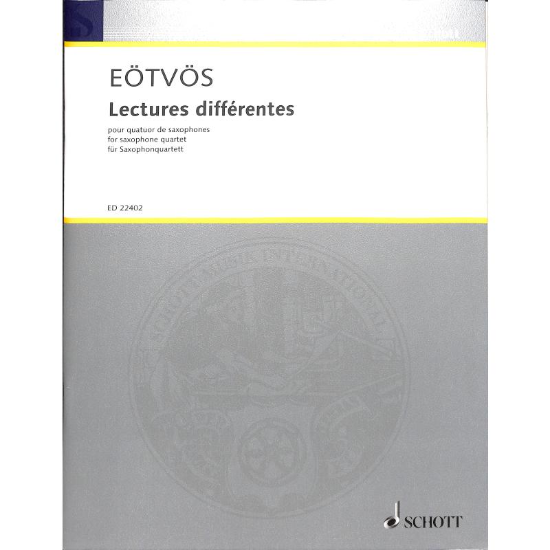 Titelbild für ED 22402 - Lectures differentes