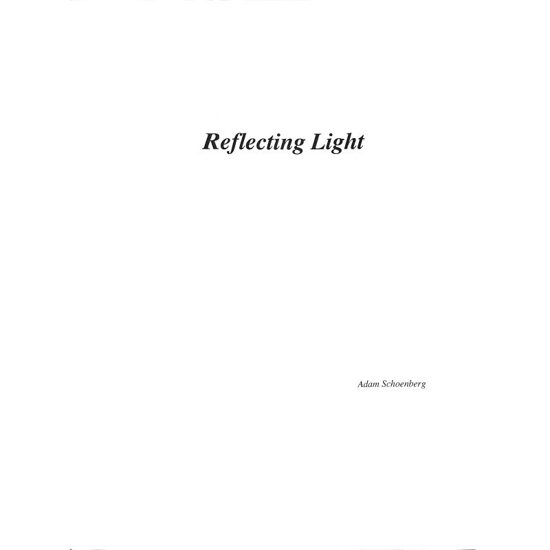 Titelbild für SUBITO 12400080 - Reflecting light