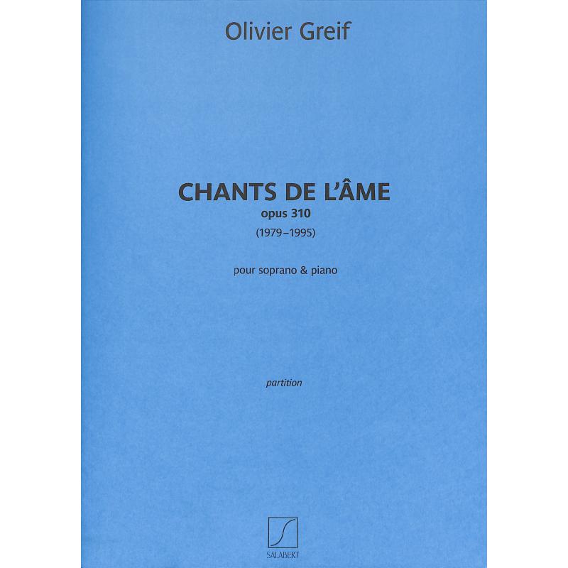 Titelbild für SLB 5926 - Chants de l'ame op 310
