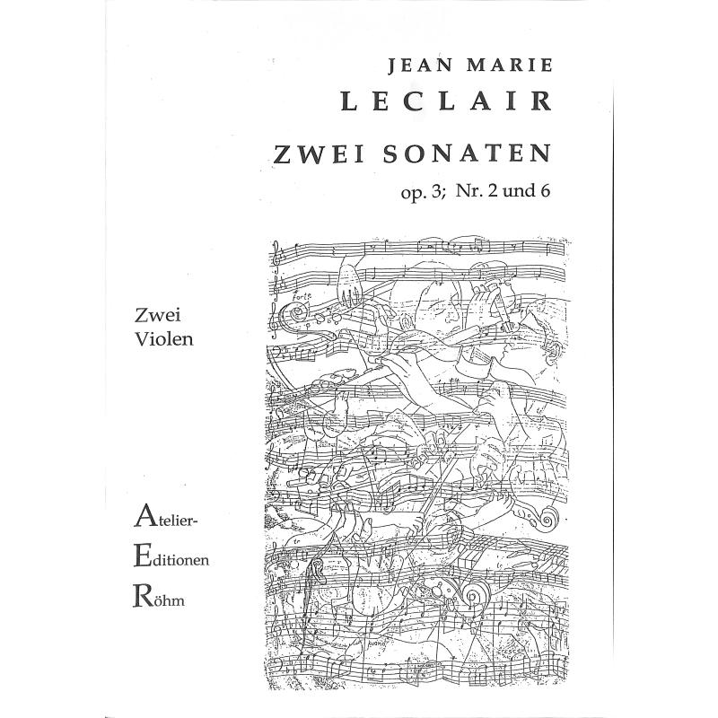 Titelbild für AER 172 - 2 Sonaten op 3