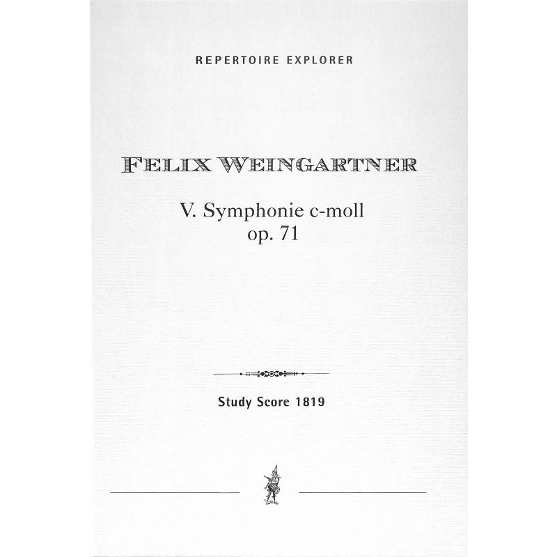 Titelbild für MPH 1819 - Sinfonie 5 c-moll op 71