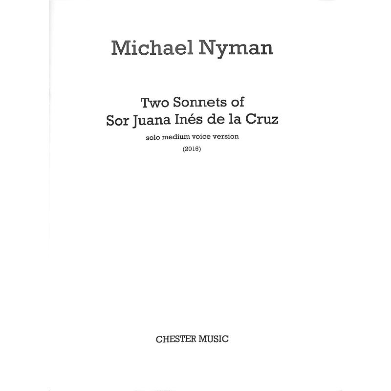 Titelbild für CH 85701 - 2 Sonnets of Sor Juana Ines de la Cruz
