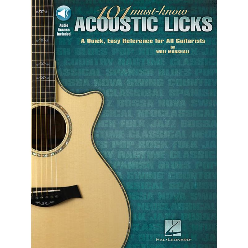 Titelbild für HL 696045 - 101 must know acoustic licks