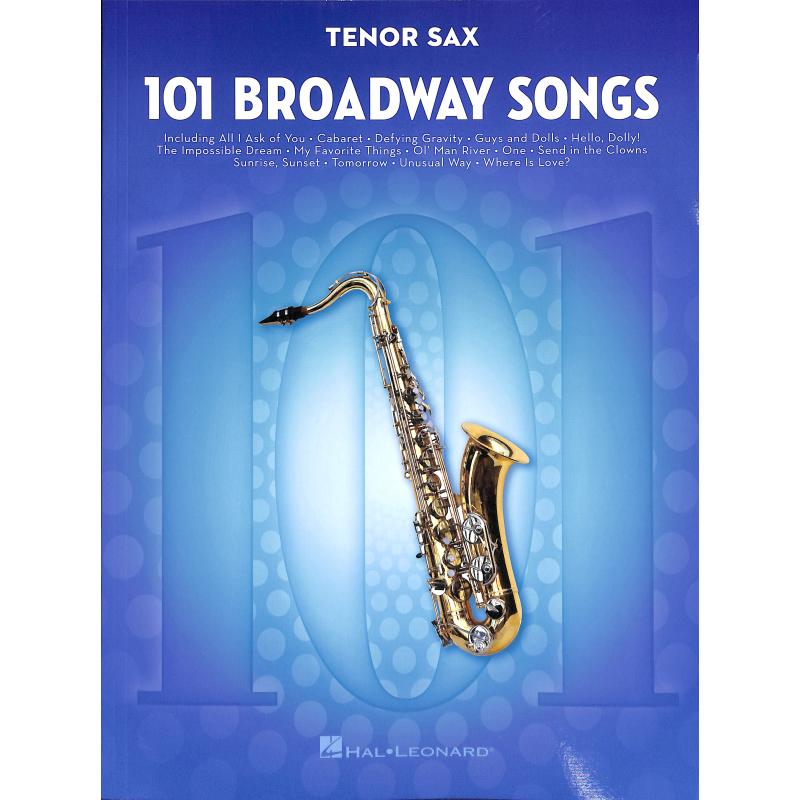 Titelbild für HL 154202 - 101 Broadway songs