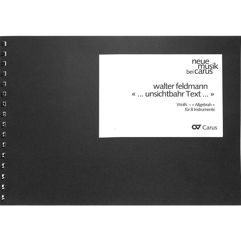 Titelbild für CARUS 16334-00 - Unsichtbahr Text