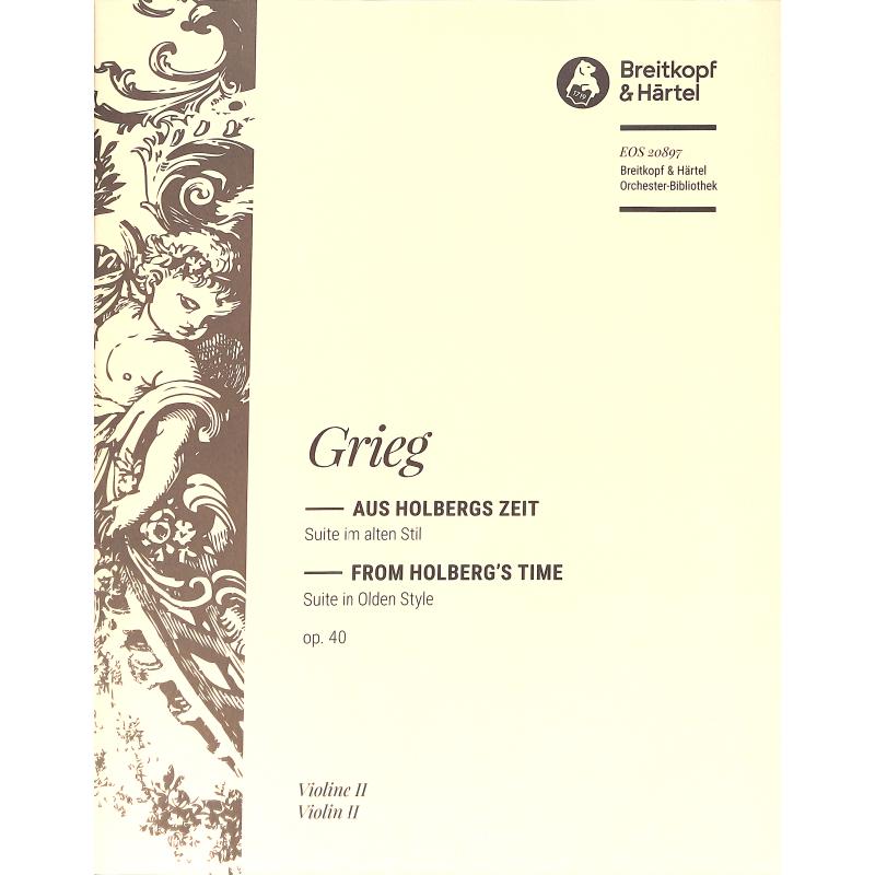 Titelbild für EOS 20897-16 - Aus Holbergs Zeit - Suite op 40