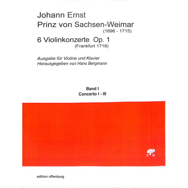 Titelbild für OFFENB -JE5136-K1 - 6 Konzerte op 1 Bd 1