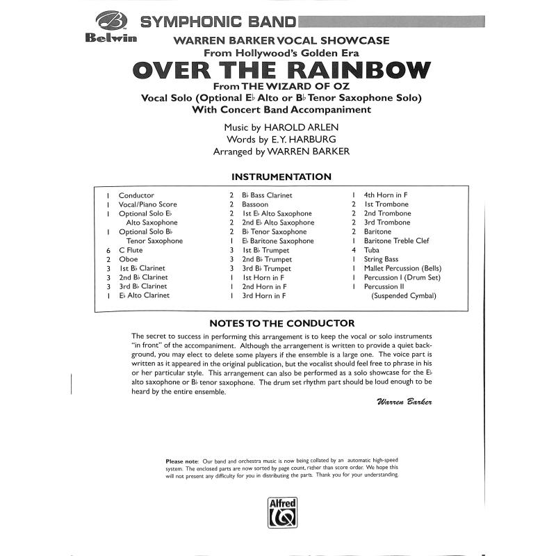 Titelbild für CB 9902C - Over the rainbow
