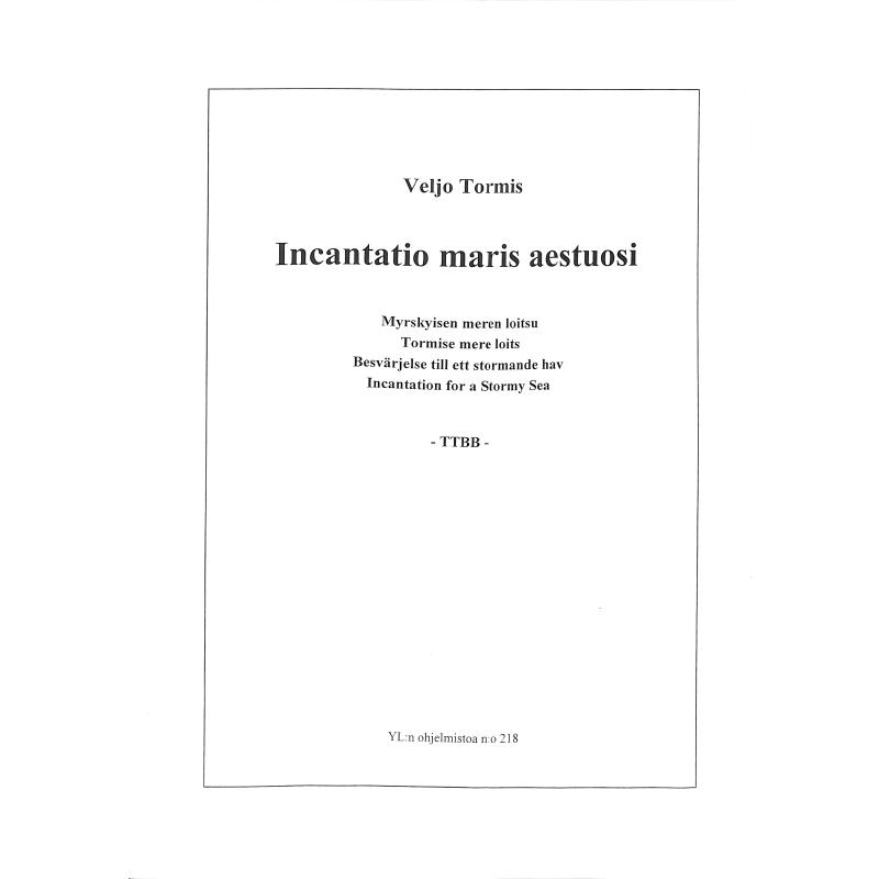 Titelbild für SULASOL -YL218 - Incantatio maris aestuosi